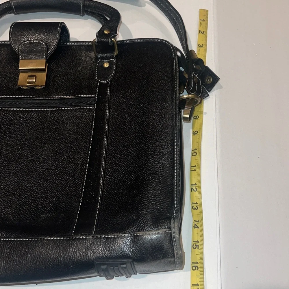 Vintage Amiet Leather Briefcase